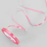 Лента атласная, 6 мм, 23&plusmn;1 м, нежно-розовая №147