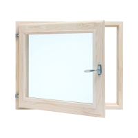 Окно, 50&times;60см, двойное стекло ХВОЯ