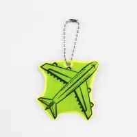 Светоотражающий элемент &laquo;Самолёт&raquo;, двусторонний, 5.8&times;5.8 см, МИКС