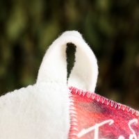 Шапка для бани "Баба с огоньком" Шапка для бани "Баба с огоньком"