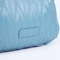 Сумка кросс-боди на молнии, цвет голубой