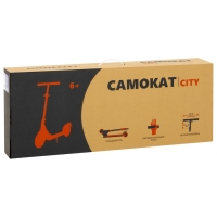 Самокат городской GRAFFITI City 200, складной, колёса PU 200 мм, ABEC 7 Carbon, чёрный