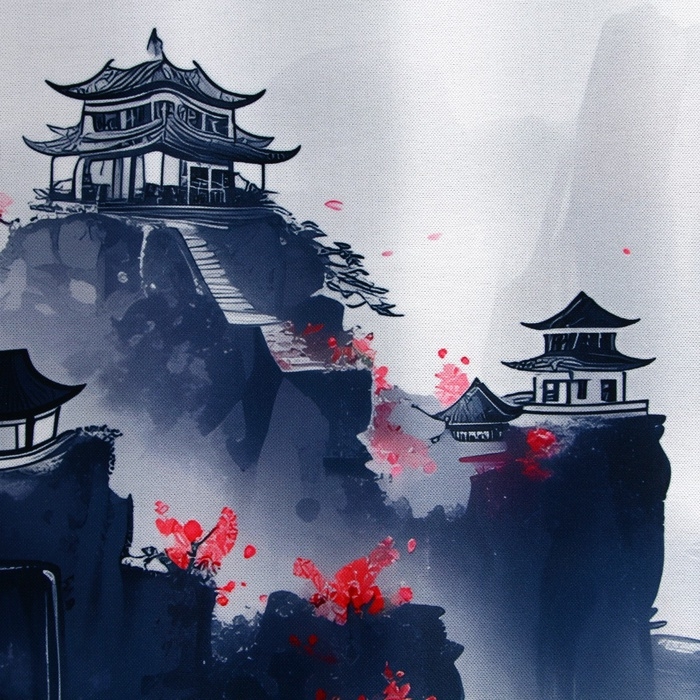 Коврик для компьютерной мыши &laquo;Сакура&raquo;, 30 х 80 см