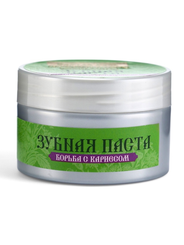 Паста зубная черная с Кавказскими травами, Паста зубная черная с Кавказскими травами, "Святая рука", 50 мл