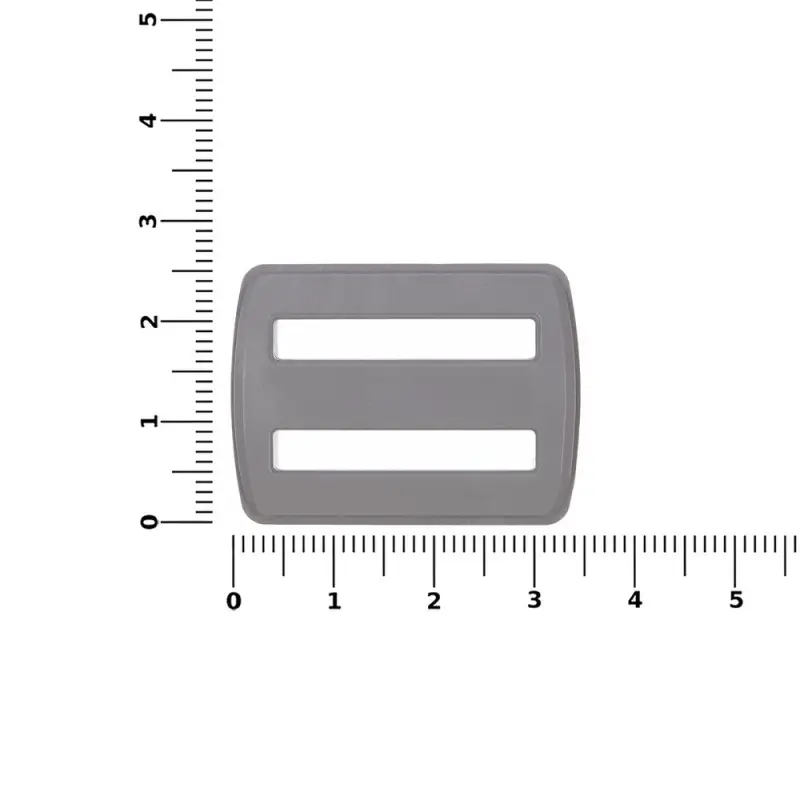 Пряжка &mdash; регулятор ремня Fermo, серая