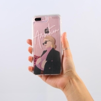 Чехол на телефон iPhone 7/8 PLUS с блёстками внутри Ambition, 7,7 &times; 15,8 см