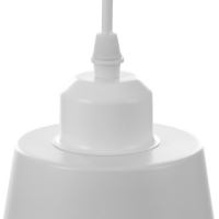 Светильник BayerLux Подвес "Цилиндр" 1x40Вт E27 белый 13х13х16-96 см