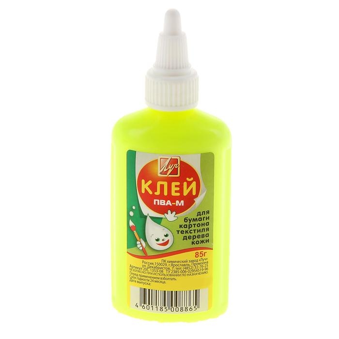Клeй ПВА-М, 85 г Клeй ПВА-М, 85 г "Луч"