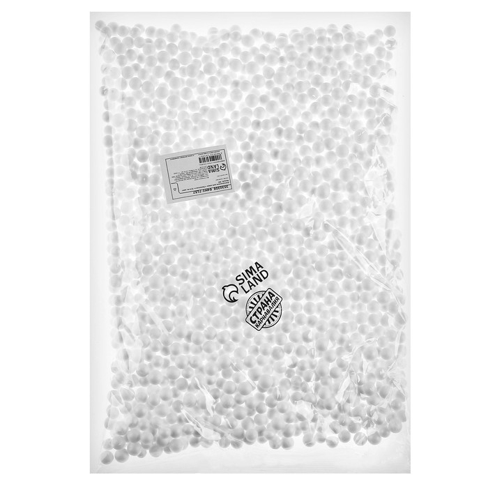 Наполнитель для шаров и слаймов &laquo;Пенопласт&raquo;, 20 г, цвет белый
