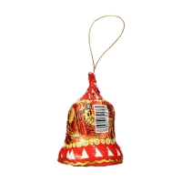 Новый год. Шоколадная фигурка "Колокольчик" на нитке, 30 г