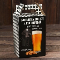 Набор &laquo;Настоящему мужчине&raquo;: арахис 100 г., бокал 570 мл.