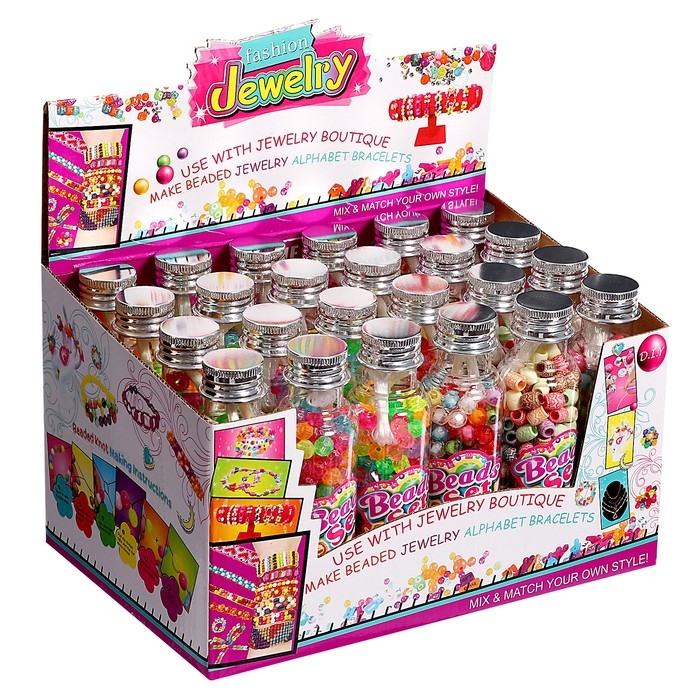 Набор для плетения &laquo;Разноцветные бусины&raquo;, МИКС