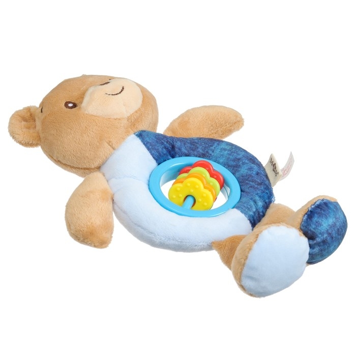 Игрушка-погремушка мягкая &laquo;Мишка&raquo;, Mum&Baby