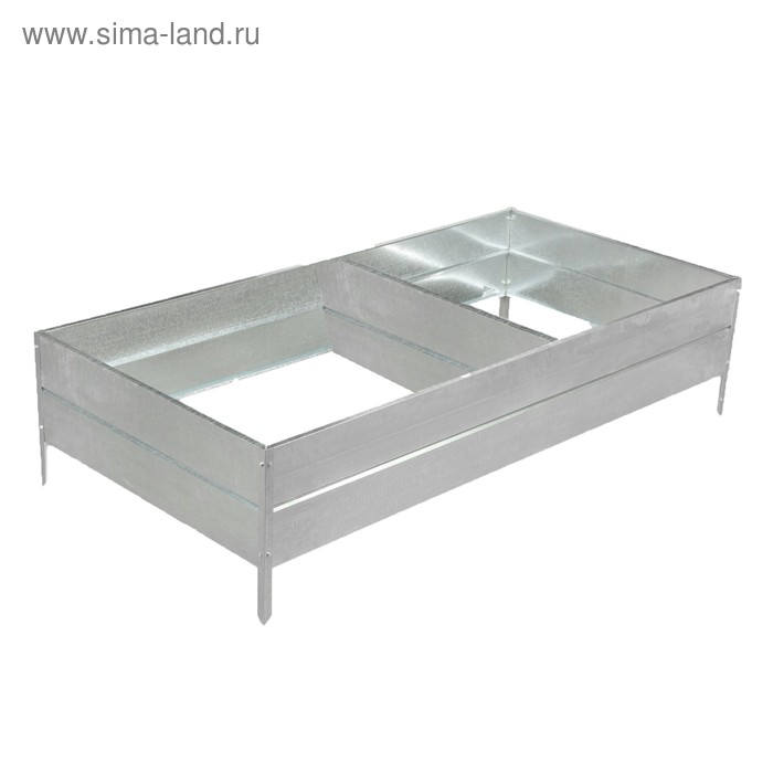 Грядка оцинкованная, 390 &times; 100 &times; 34 см, Greengo