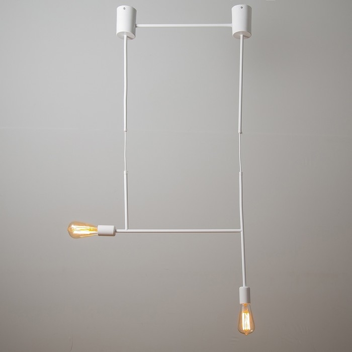 Светильник BayerLux "Лучик" 2хЕ27 40Вт белый 50х5х30-130см