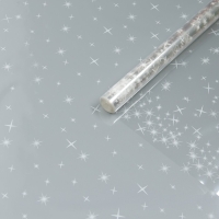 Пленка для цветов "Искра" белый 0,7 х 8.2 м, 40мкм