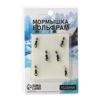 Мормышка Муравей чёрный, лайм глаз + куб серебро, вес 0.7 г Мормышка Муравей чёрный, лайм глаз + куб серебро, вес 0.7 г