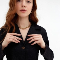 Костюм женский (жакет, шорты) MINAKU: Enjoy цвет чёрный, размер 48 Костюм женский (жакет, шорты) MINAKU: Enjoy цвет чёрный, размер 48