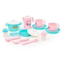 Набор детской посуды &laquo;Хозяюшка&raquo;, на 2 персоны, 18 элементов