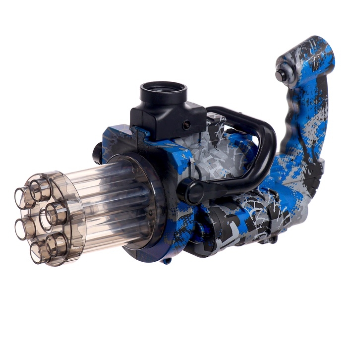 Бластер Бластер "Миниган", стреляет мягкими и гелевыми пулями, работает от аккумулятора