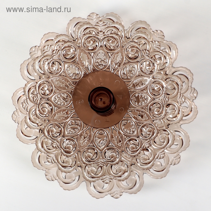 Фруктовница 3-х ярусная &laquo;Мелодия&raquo;, d=16 см, 21 см, 27 см, цвет кофейный