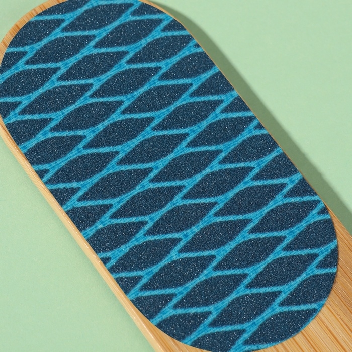 Пилка для ног &laquo;BAMBOO&raquo;, наждачная, двусторонняя, с подвесом, 18 см, бамбуковая