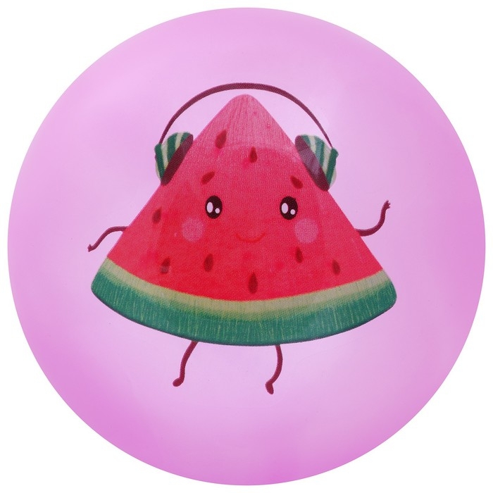 Мяч детский &laquo;Арбузик&raquo;, d=22 см, цвет МИКС