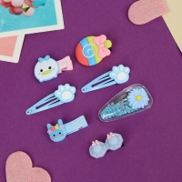 Набор для волос "Маленькие радости" (14 шт) зайка, голубой