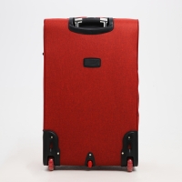 Чемодан большой 95 л (L), отдел на молнии, с расширением, кодовый замок, 3 колеса, 2 наружных кармана, цвет красный Чемодан большой 95 л (L), отдел на молнии, с расширением, кодовый замок, 3 колеса, 2 наружных кармана, цвет красный