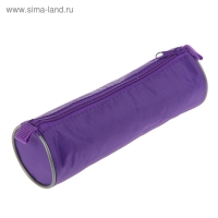 Пенал-тубус мягкий 65 x 210 мм, 1 отделение, Calligrata ПТ-05, фиолетовый