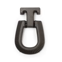 Ручка-кнопка CAPPIO EARRING, алюминий, цвет графит Ручка-кнопка CAPPIO EARRING, алюминий, цвет графит