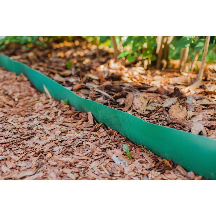 Лента бордюрная, 0.3 &times; 10 м, толщина 1.2 мм, пластиковая, зелёная, Greengo