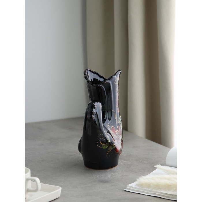 Ваза керамическая &laquo;Голубь&raquo;, настольная, 25 см, микс