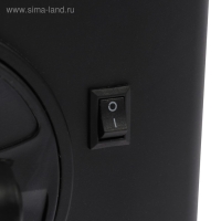 Зеркало Luazon KZ-06, подсветка, 26.5&times;16&times;12 см, 4хАА, 22 диода, сенсорная кнопка, черное