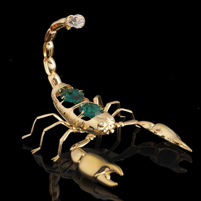 Сувенир &laquo;Скорпион&raquo;, 9&times;7&times;6 см, с кристаллами