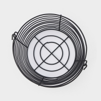 Фруктовница Доляна, 19,5&times;19,5&times;13 см, цвет чёрный