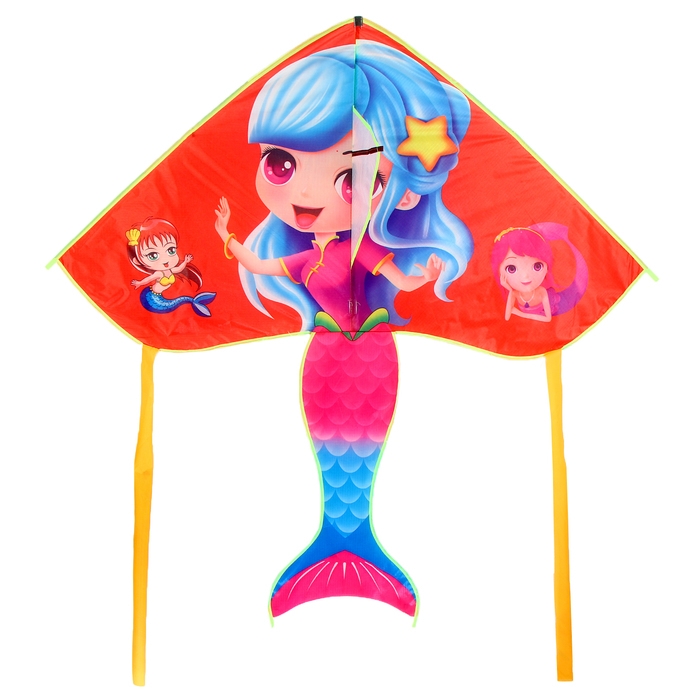 Воздушный змей &laquo;Русалочка&raquo;, цвета МИКС