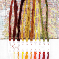 Набор для вышивания крестом &laquo;Золотая осень&raquo;
