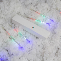 Гирлянда «Сосульки» 2.4 × 0.2 м, IP44, прозрачная нить, 96 LED, свечение мульти с эффектом стекания, 12 В Гирлянда «Сосульки» 2.4 × 0.2 м, IP44, прозрачная нить, 96 LED, свечение мульти с эффектом стекания, 12 В