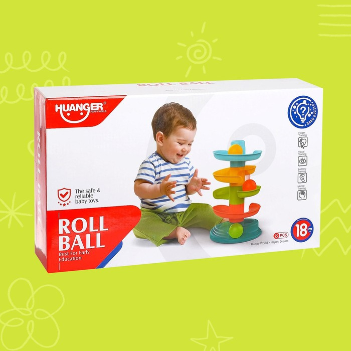 Пирамидка &laquo;Быстрый шарик&raquo;, 5 элементов