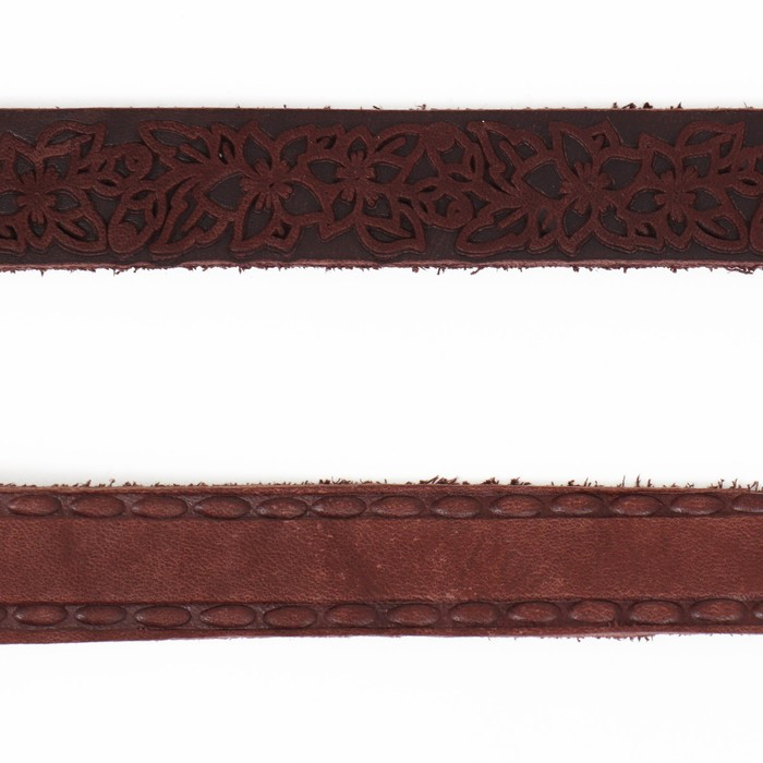 Поводок кожаный однослойный длинный, 2 м х 2 см, коричневый Поводок кожаный однослойный длинный, 2 м х 2 см, коричневый