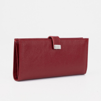 Кошелёк женский на кнопке, цвет красный Кошелёк женский на кнопке, цвет красный