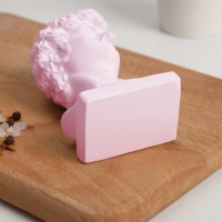 Подставка для зубочисток &laquo;Давид&raquo;, розовая, 5х5х9 см