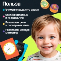 Развивающая игра &laquo;Часы-сортёр&raquo;, 10 заданий, 3+