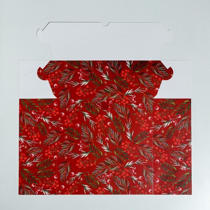 Коробка для капкейков &laquo;С Новым Годом!&raquo; 25 х 25 х 10 см, Новый год