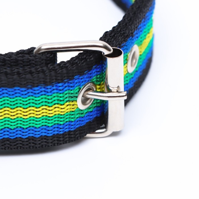 Ошейник четырехслойный, 50 х 3 см, разноцветный
