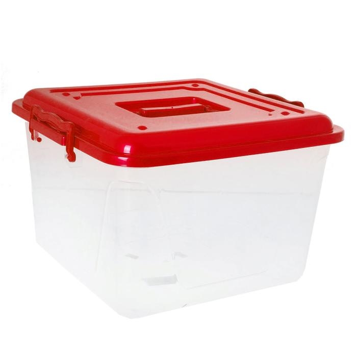Контейнер для хранения с крышкой &laquo;Комфорт&raquo;, 15 л, 32&times;34&times;22,5 см, цвет МИКС
