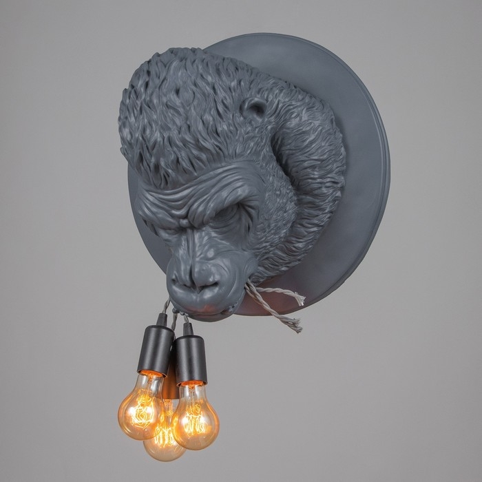 Бра "Горилла" 3хЕ27 40Вт серый51,5х51,5х32см