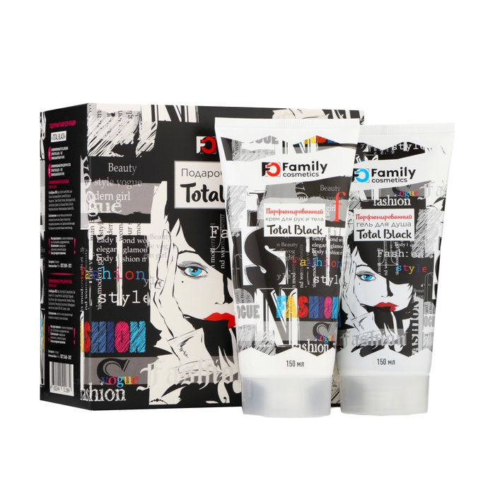 Подарочный набор косметики женский: парфюмированный крем для рук и тела, 150 мл + парфюмированный гель для душа, 150 мл Подарочный набор косметики женский: парфюмированный крем для рук и тела, 150 мл + парфюмированный гель для душа, 150 мл