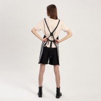 Фартук для мастера, цвет чёрный/белый Фартук для мастера, цвет чёрный/белый